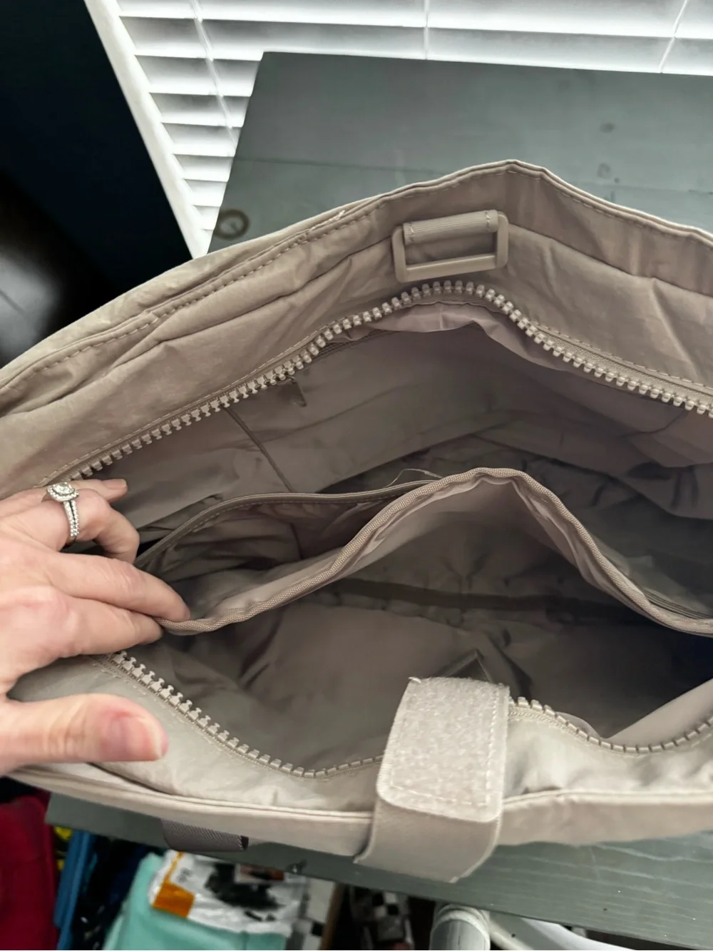 Bagsmart Taupe Duffel Tote Bag for Men